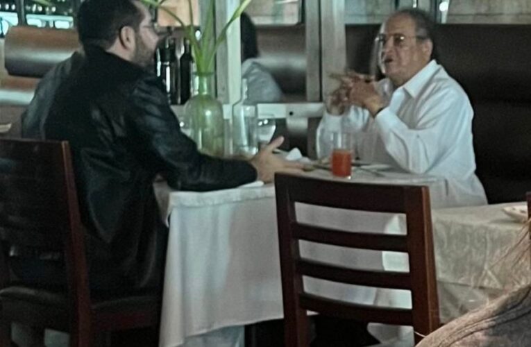 ¿ALIANZA? CÁLIX Y ÁVILA SE DEJAN VER COMIENDO JUNTOS