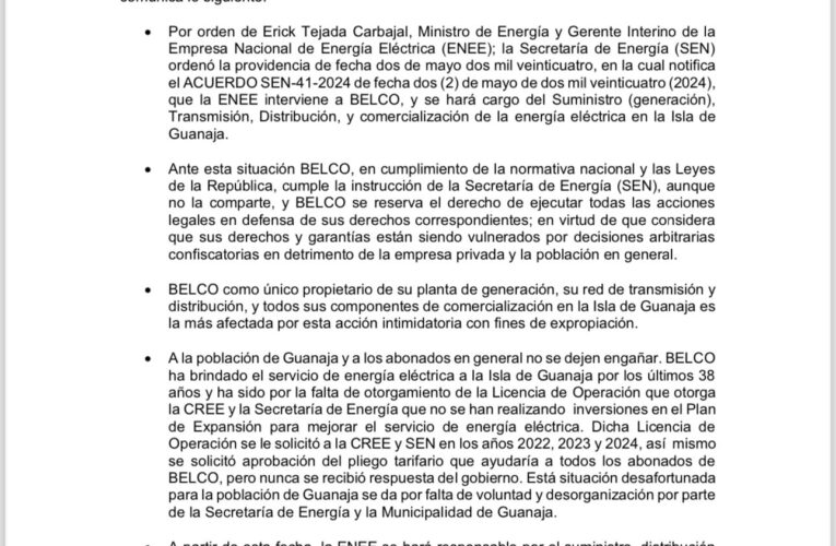 ¡COMIENZAN LAS EXPROPIACIONES!