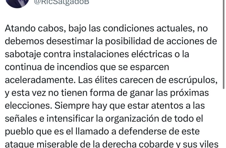LA CONSPIRACIÓN, SEGÚN SALGADO