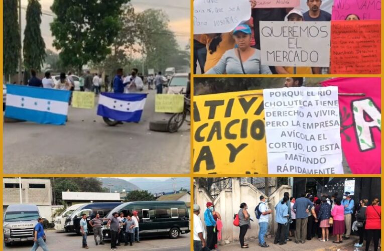 CAOS, PROTESTAS Y TRÁFICO: EL MENÚ DEL DÍA